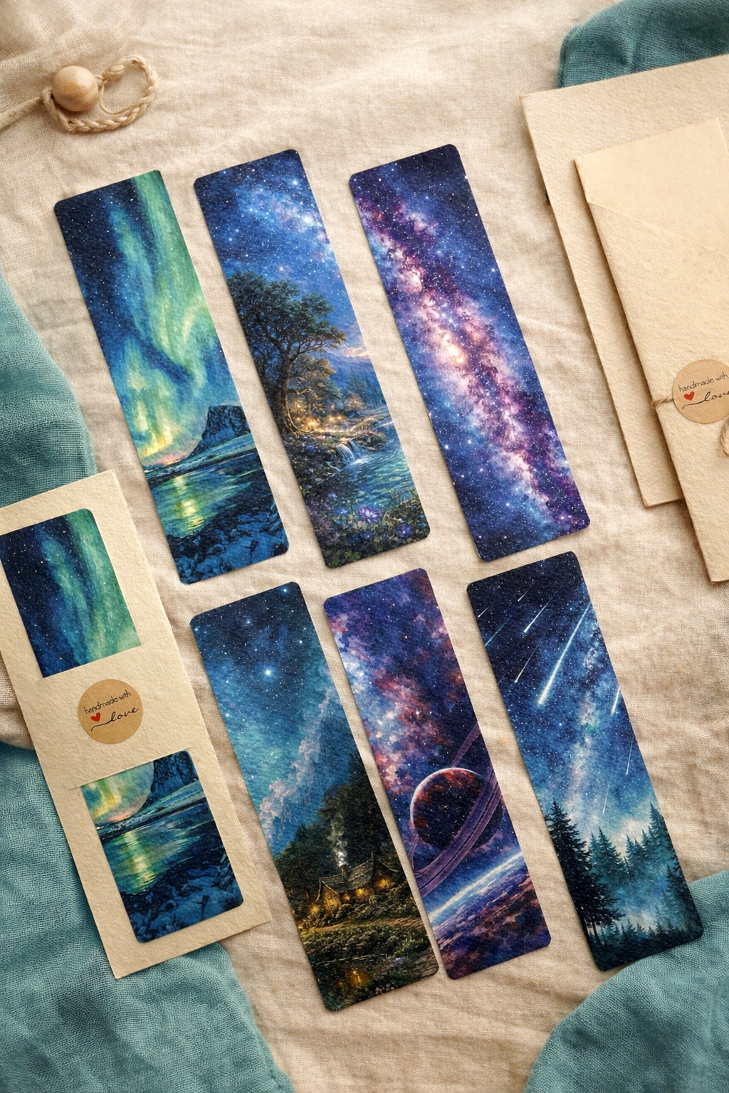Galaxy Bookmarks [Set of 6]